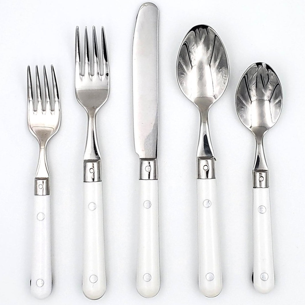 White Handled