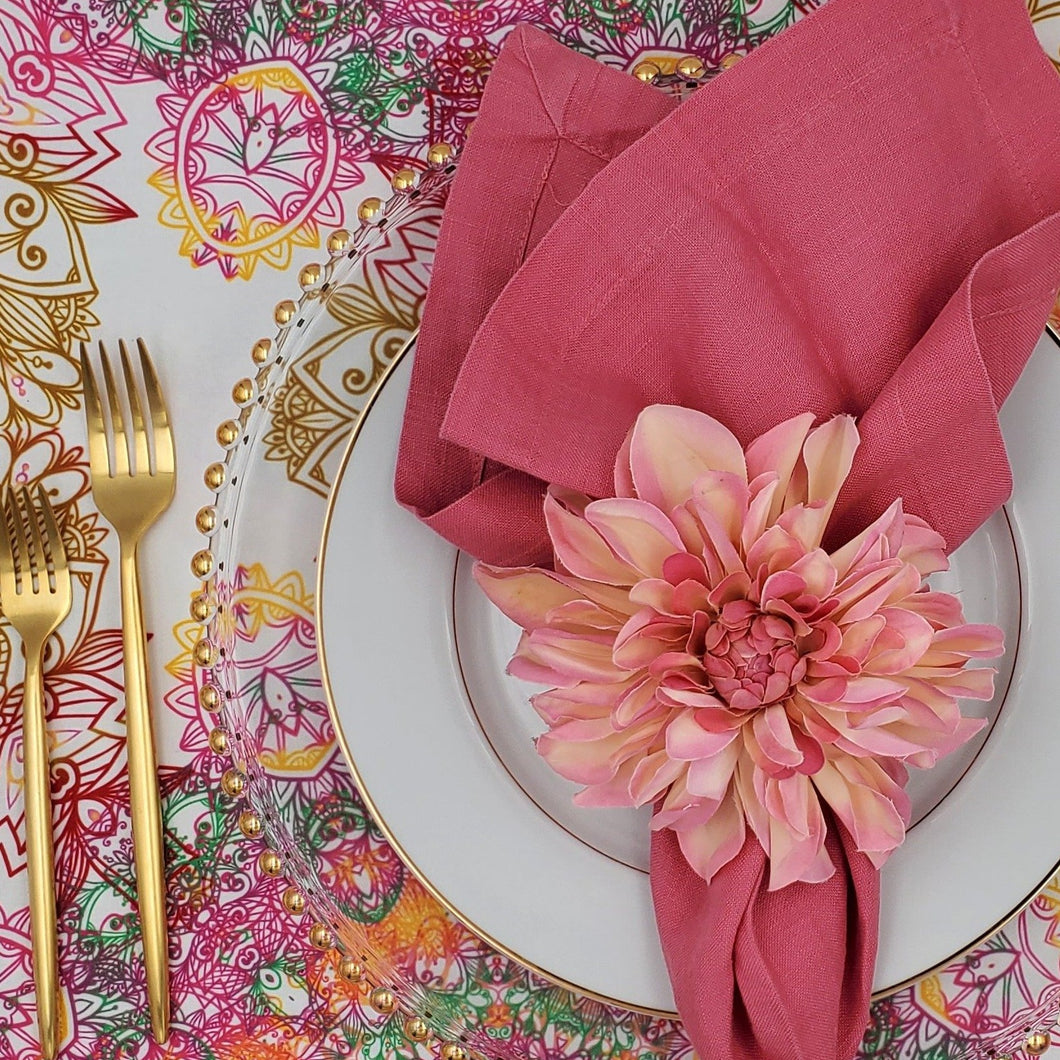 Pink and Gold Sari