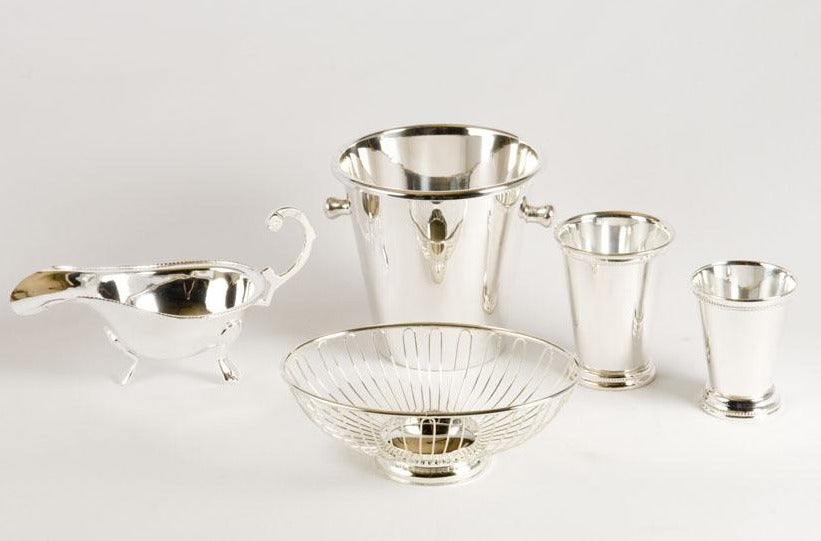 Ice Bucket and Serving Vessels